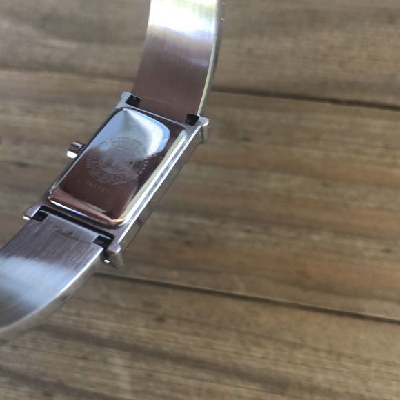 Citizen Eco Drive Silver Stainless Steel Black Face Slimline Watch! GUC - Picture 10 of 14